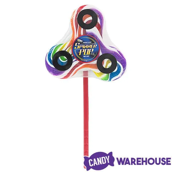 Bee International Fidget Spinner 3-Ounce Rainbow Swirl Pops: 12-Piece Display - Image 5