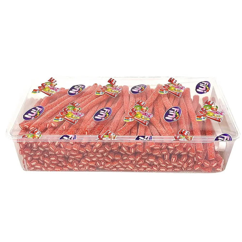 Fini Sour Strawberry Tuberoos: 200-Piece Tub - Image 2