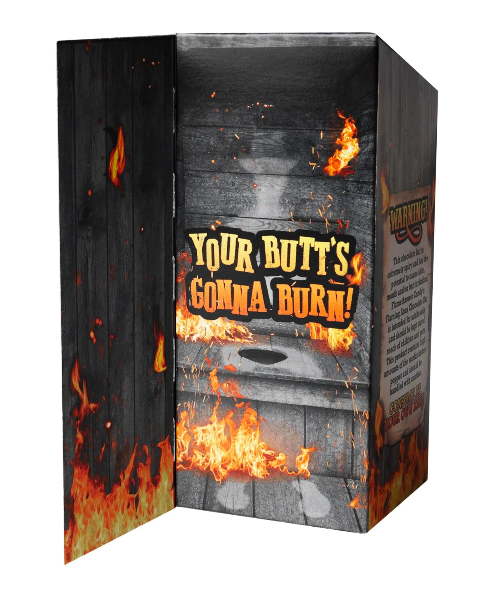 Flaming Anus Chocolate Bar: 12-Piece Display - Image 3