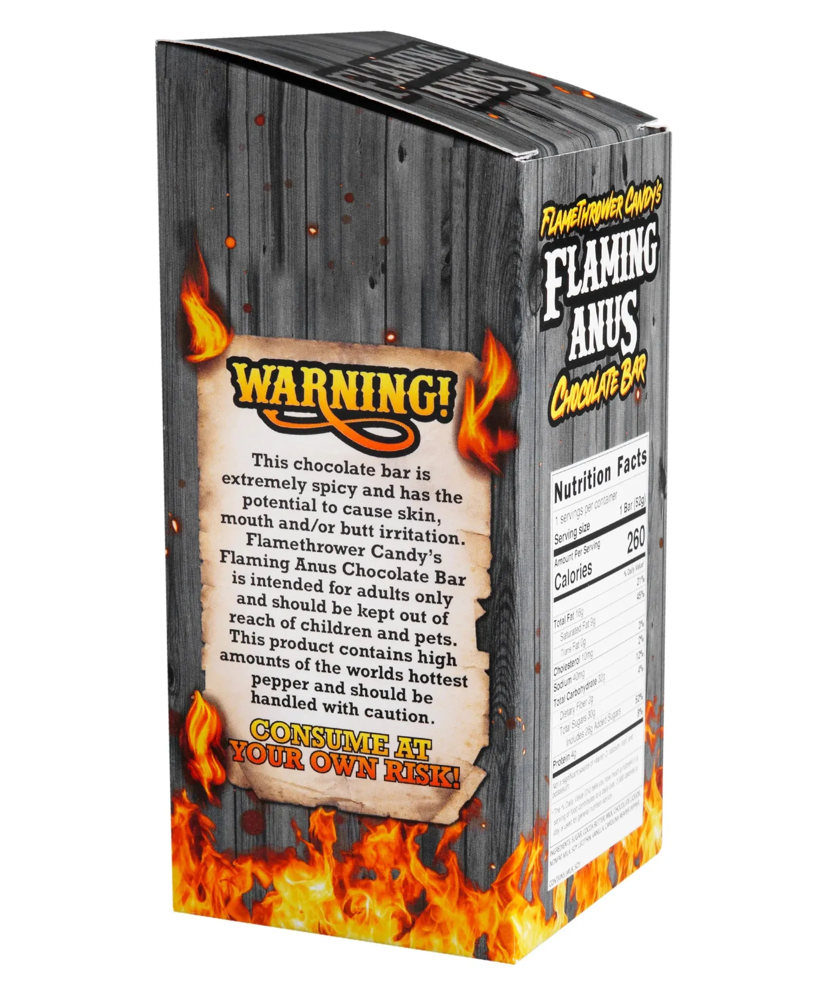 Flaming Anus Chocolate Bar: 12-Piece Display - Image 4