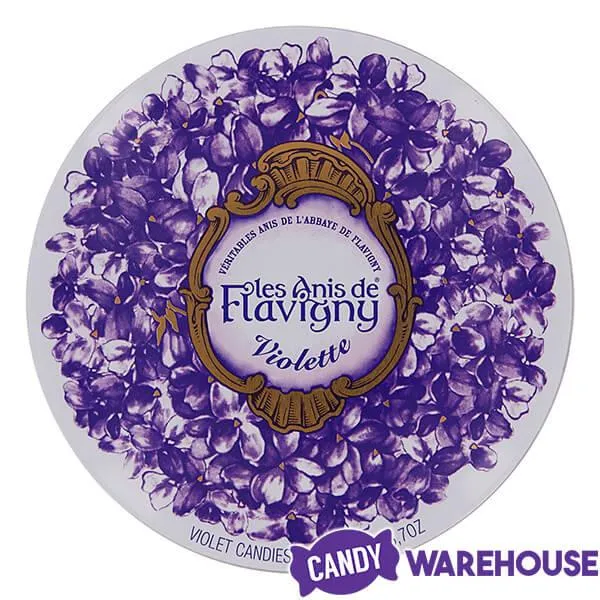 Flavigny Pastilles Violet Candy Gift Tin - Image 4