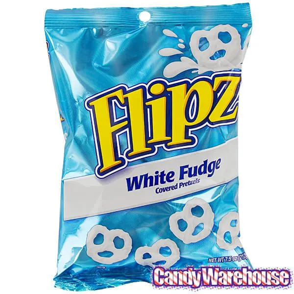 Flipz White Fudge Mini Pretzels: 7.5-Ounce Bag - Image 4