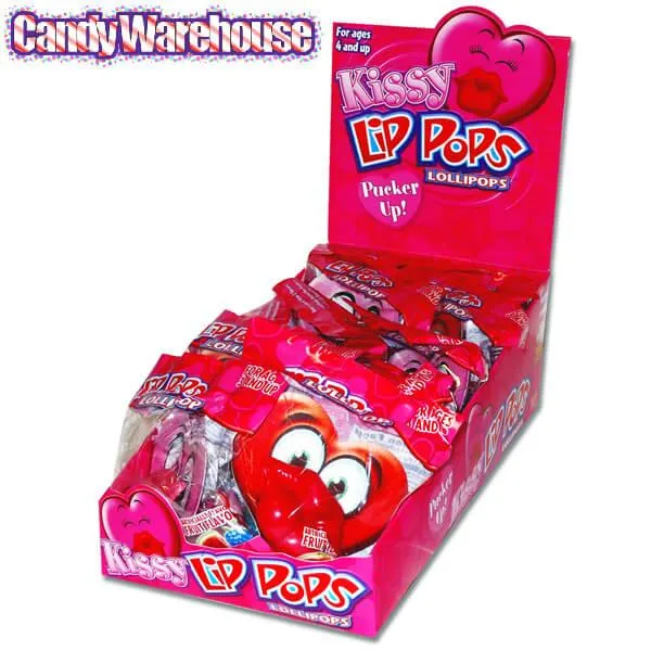 Flix Candy Kissy Lip Pops Candy Packs: 12-Piece Display - Image 3
