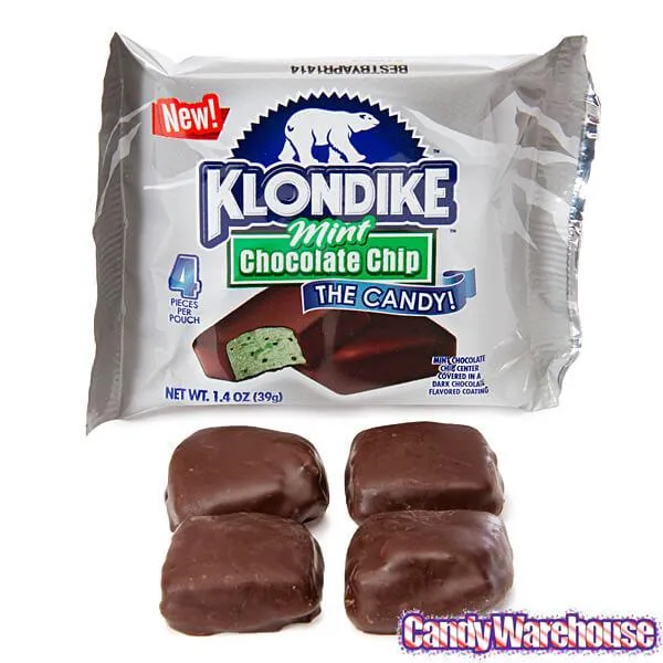 Flix Candy Klondike Mint Chocolate Chip Ice Cream Candy Packs: 16-Piece Box - Image 5