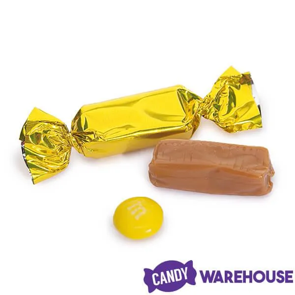 Foiled Caramel Candy - Gold: 180-Piece Bag - Image 2