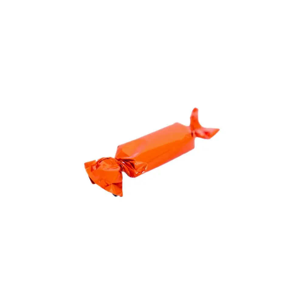 Foiled Caramel Candy - Orange: 180-Piece Bag - Image 2