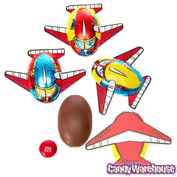 Foiled Chocolate Airplanes: 120-Piece Tub - Image 4