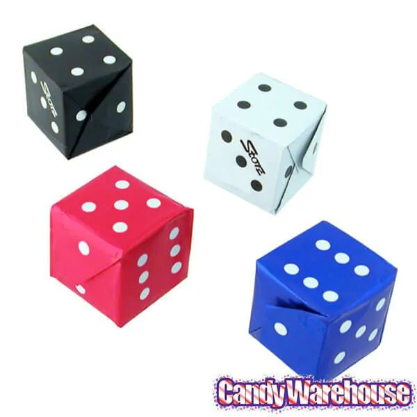 Foiled Chocolate Dice Candy: 145-Piece Tub - Image 3