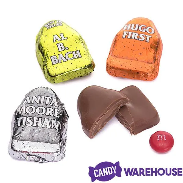 Palmer Foil Wrapped Chocolate Gravestones Halloween Candy: 4LB Bag - Image 2