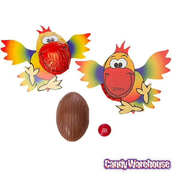Foiled Chocolate Parrots: 60-Piece Box - Image 3