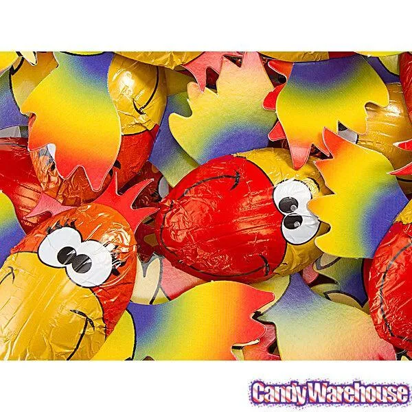 Foiled Chocolate Parrots: 60-Piece Box - Image 4