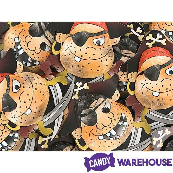 Foiled Chocolate Pirates: 75-Piece Tub - Image 3