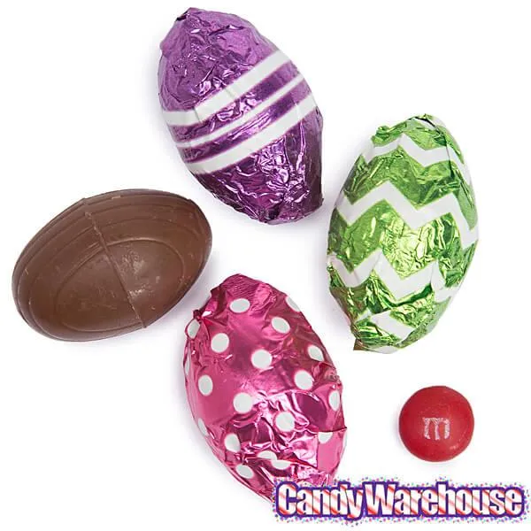 Palmer Foiled Hollow Chocolate Easter Eggs: 4LB Bag - Image 3