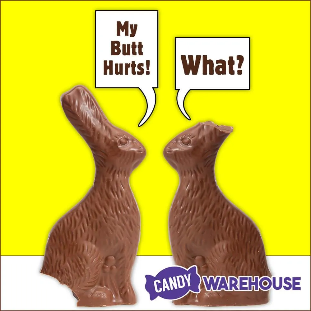 Foiled Solid Milk Chocolate 12-Ounce Easter Bunny - Image 4