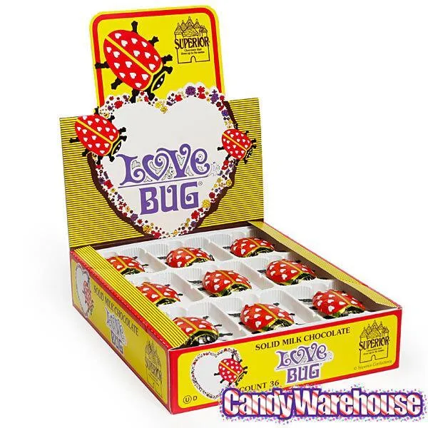 Foiled Milk Chocolate Lady Bugs: 36-Piece Display - Image 3