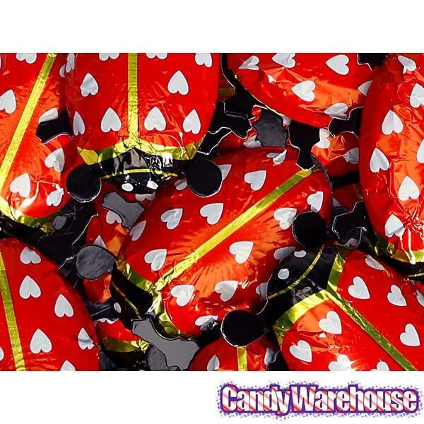 Foiled Milk Chocolate Lady Bugs: 36-Piece Display - Image 4