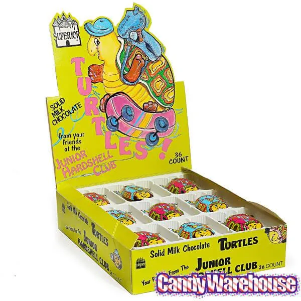 Foiled Milk Chocolate Turtles: 36-Piece Display - Image 4