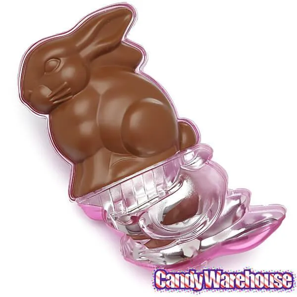 Foiled Milk Chocolate 6-Ounce Easter Bunnies: 3-Piece Set - Image 3