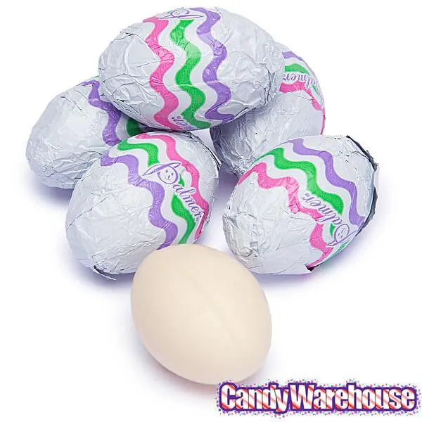 Palmer Foiled White Chocolate Easter Eggs: 5LB Bag - Image 3