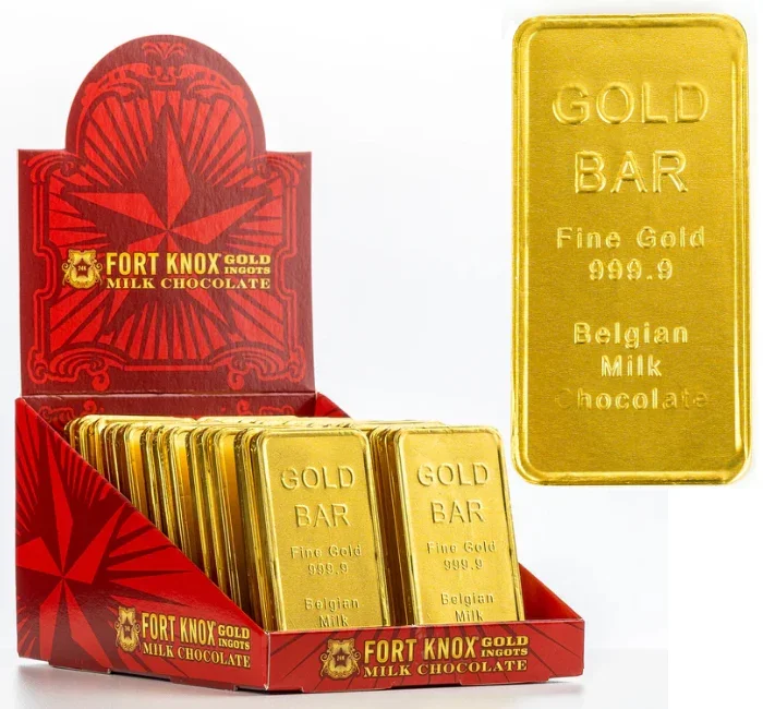 Fort Knox Ingots Gold Bars: 40-Piece Box