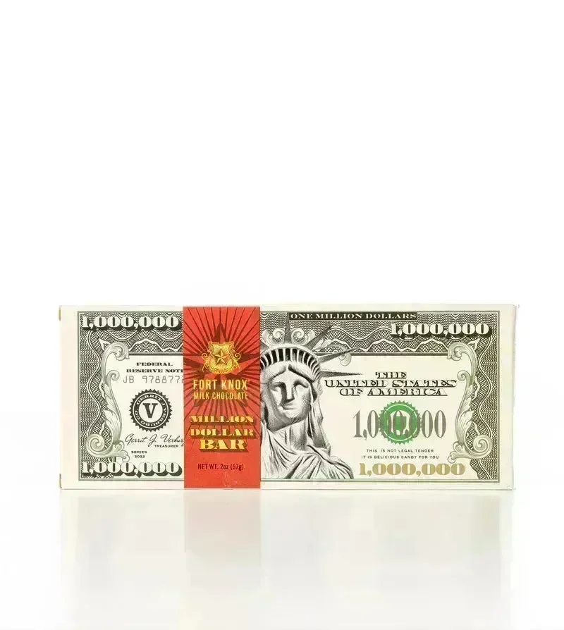 Fort Knox Million Dollar Milk Chocolate Bars: 12-Piece Display - Image 2