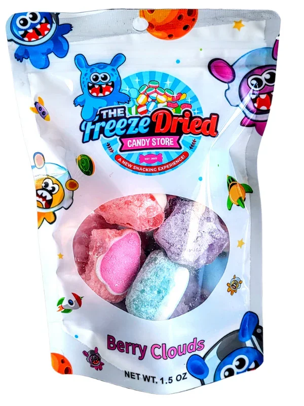 Freeze Dried Berry Clouds Gummy Candy - Image 4