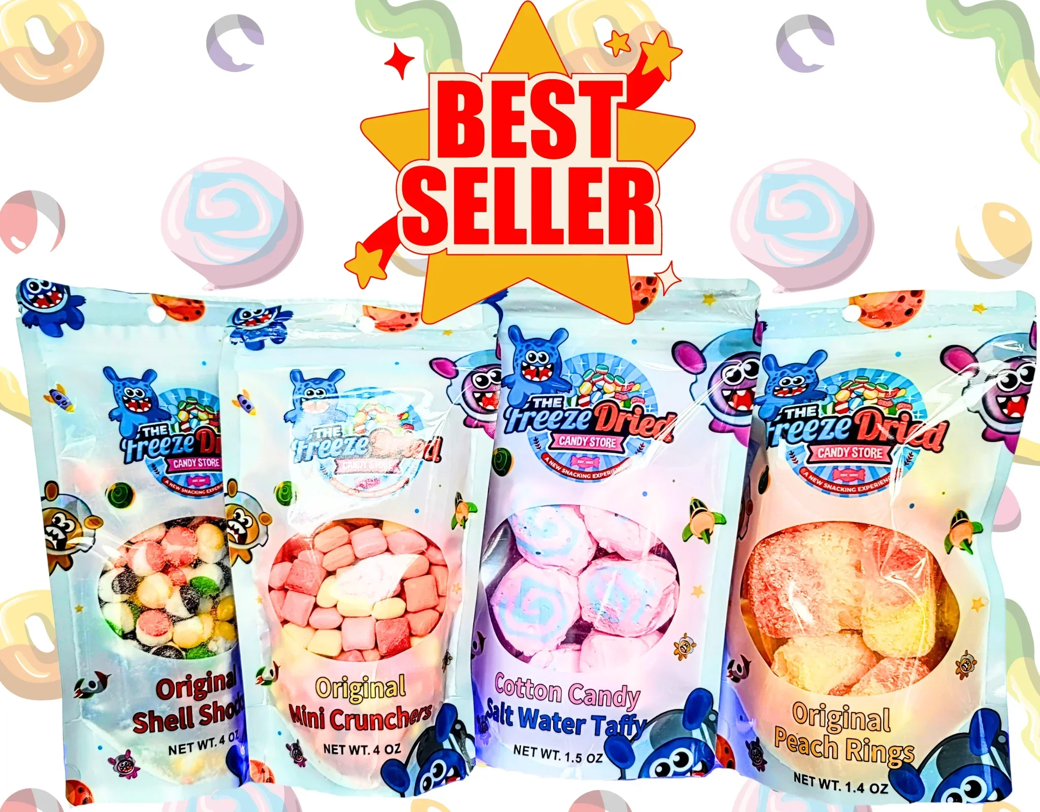 Freeze Dried Candy Best Sellers Bundle: 6 Bags