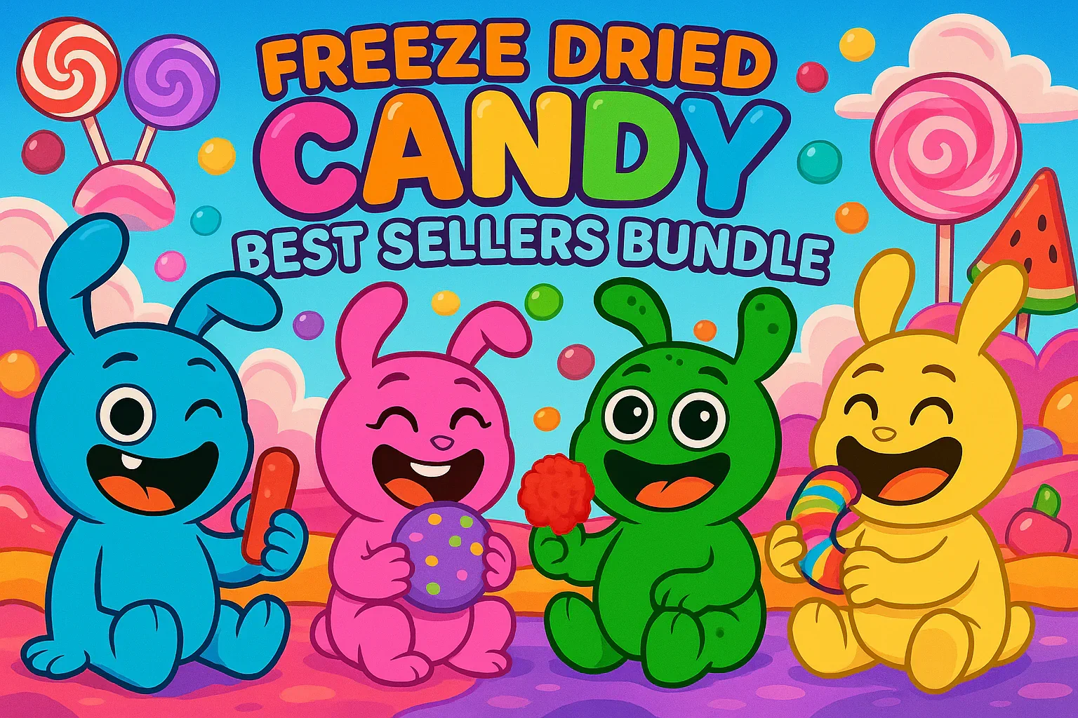 Freeze Dried Candy Best Sellers Bundle: 6 Bags - Image 2