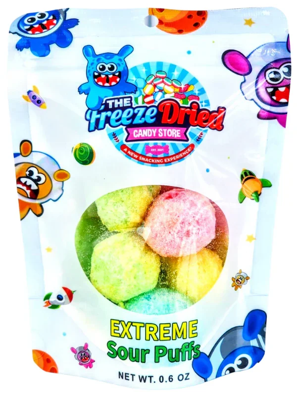 Freeze Dried Extreme Sour Puffs Candy - Image 5