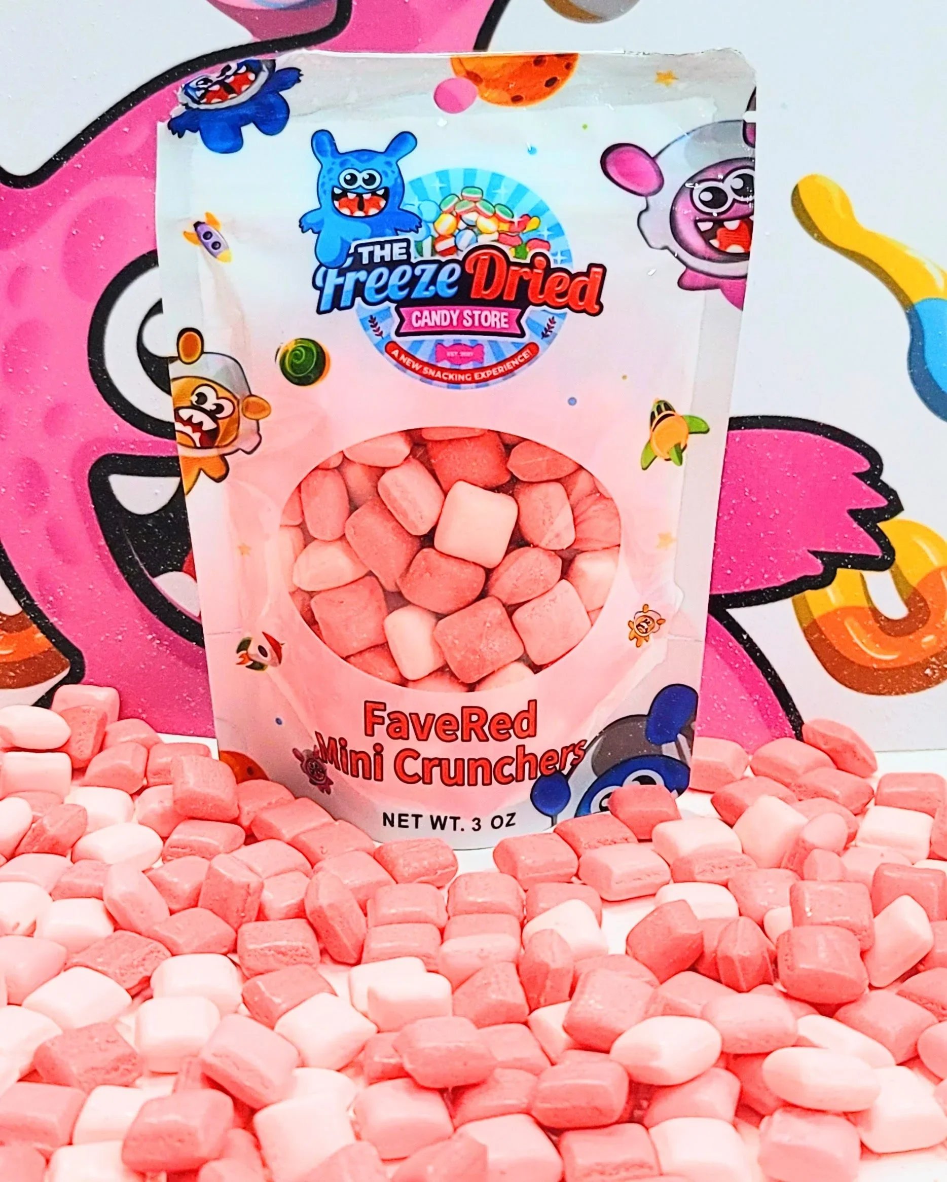 Freeze Dried FaveReds Mini Crunchers Candy