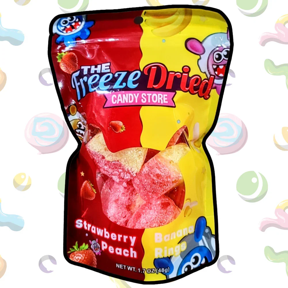Freeze Dried Peach Rings Candy - Image 9