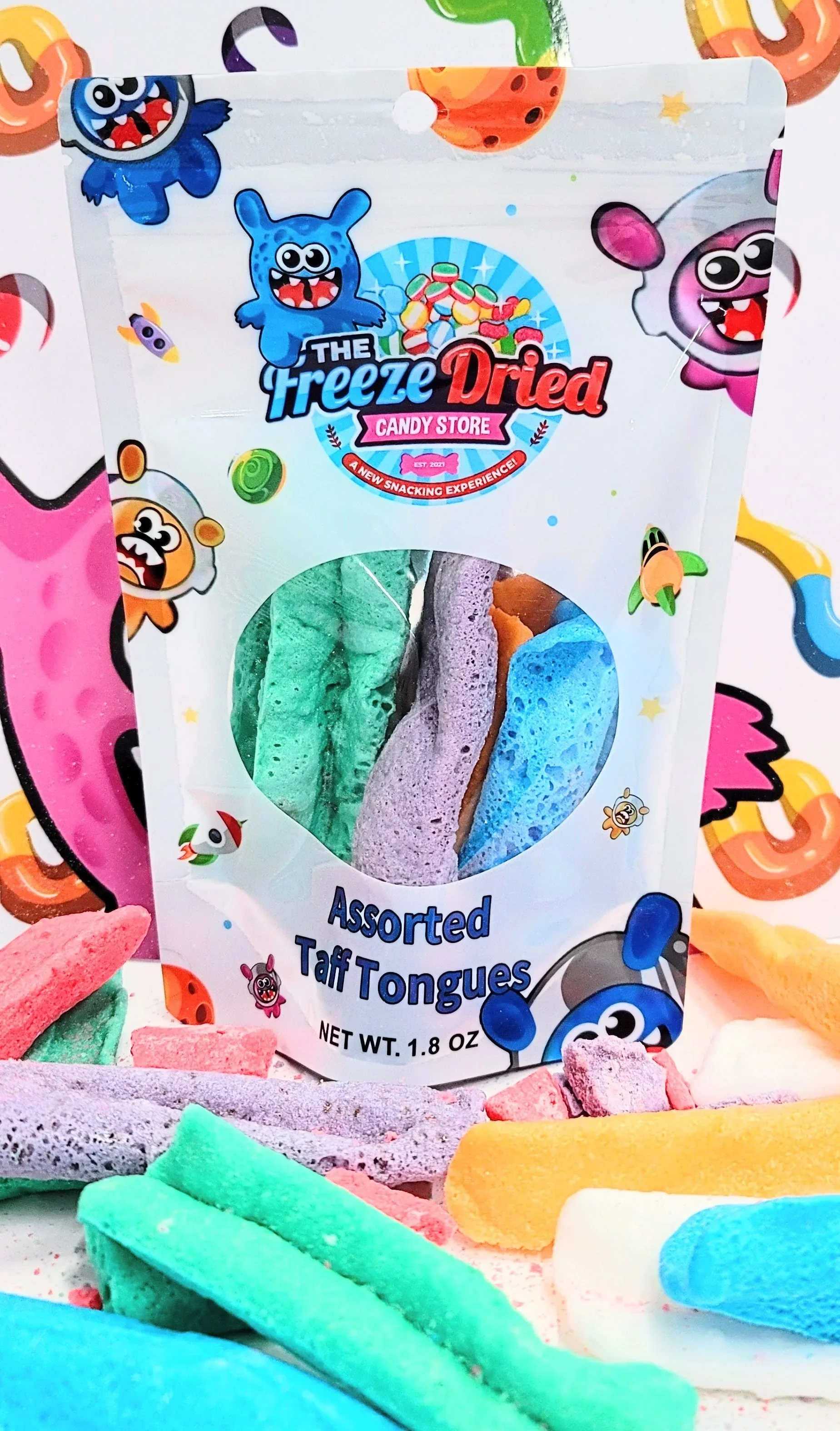 Freeze Dried Taffy Tongues Candy - Image 3