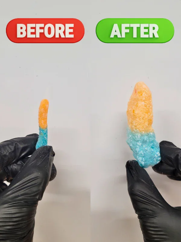 Freeze Dried Worm Puffs Candy - Image 3