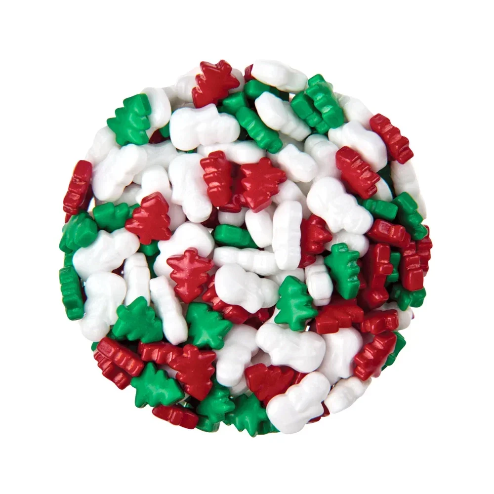 Frosty’s Forest Red Green & White Dextrose Christmas Mix: 10LB Case