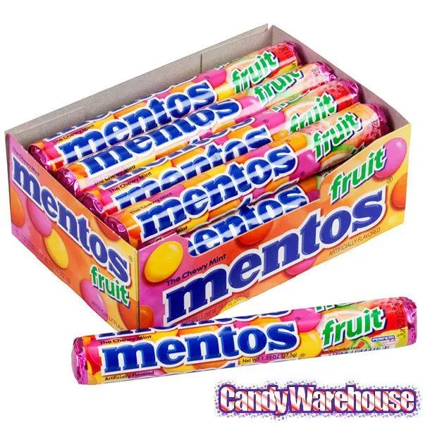 Mentos Candy Rolls - Fruit: 15-Piece Box - Image 2