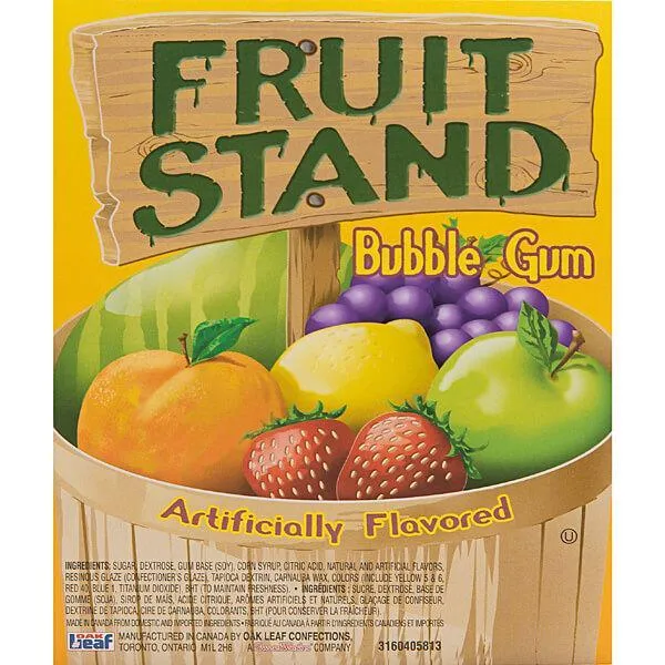 Fruit Stand 1-Inch Gumballs: 850-Piece Case - Image 2