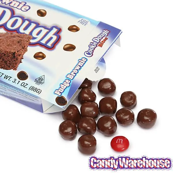 Fudge Brownie Cookie Dough Bites Theater Size Packs: 12-Piece Box - Image 2