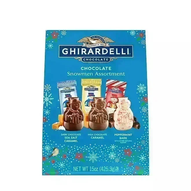 Ghirardelli Holiday Chocolate Snowmen Assortment: 15-Ounce Bag