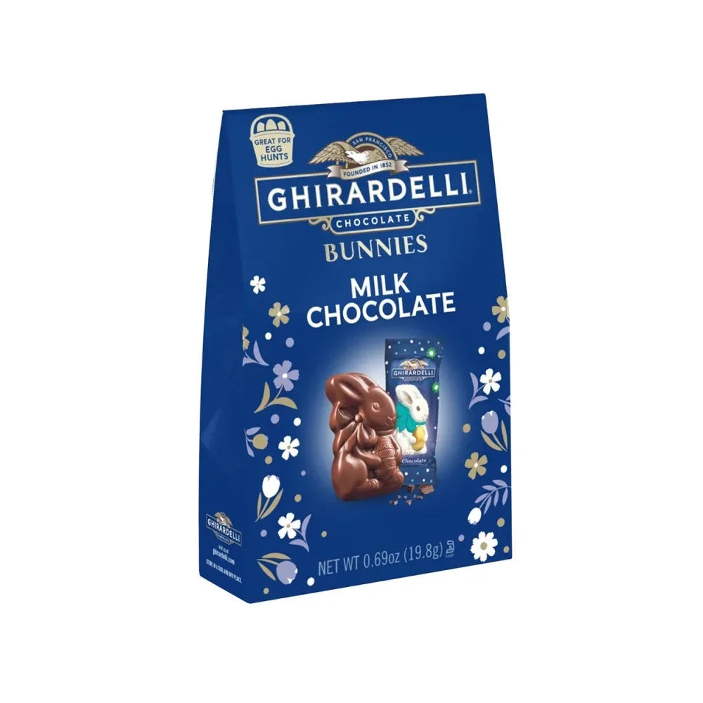Ghirardelli Milk Chocolate Bunny: 24-Piece Case