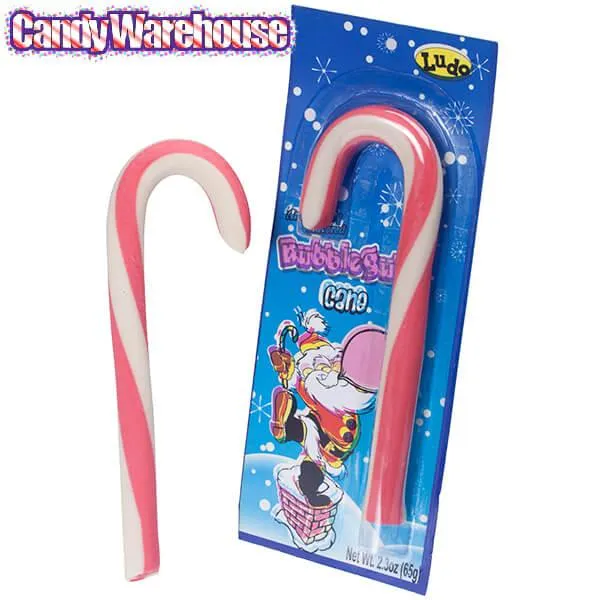 Giant Bubble Gum Candy Canes: 12-Piece Box - Image 2