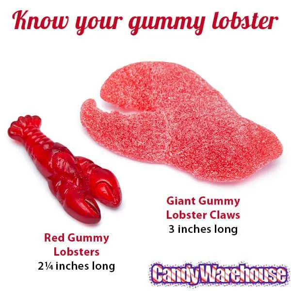 Giant Gummy Lobster Claws: 3KG Bag - Image 2