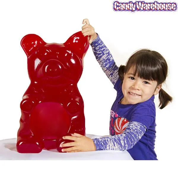 Red 26-Pound Party Gummy Bear - Image 4