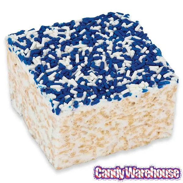 Giant Rice Crispy Treats - Chanukah Sprinkles: 6-Piece Box - Image 2