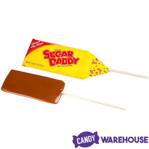 Sugar Daddy Giant 1-Pound Caramel Pop - Image 4