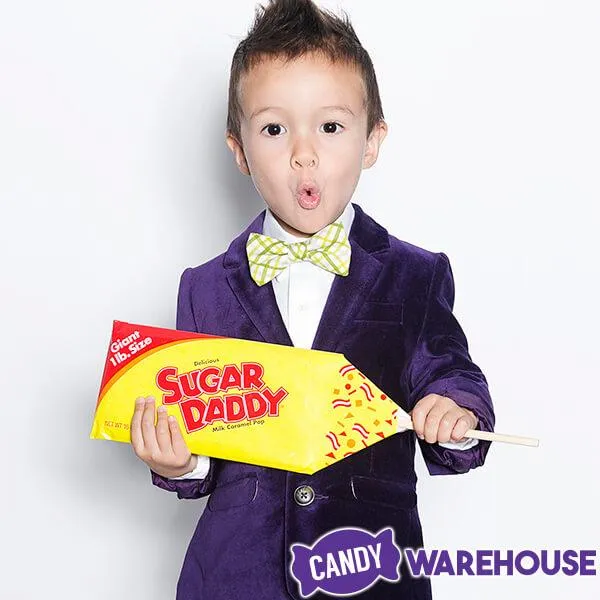 Sugar Daddy Giant 1-Pound Caramel Pop - Image 6