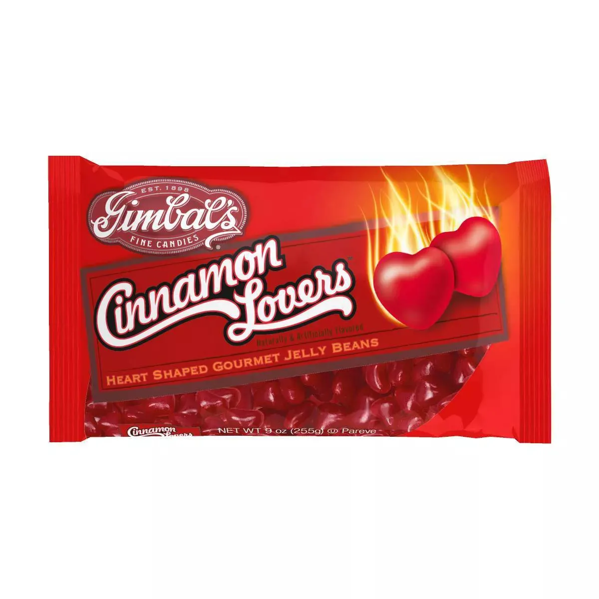 Gimbal's Cinnamon Lovers Candy Hearts: 9-Ounce Bag - Image 4