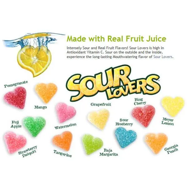 Gimbal's Sour Lovers Gummy Hearts: 5LB Bag - Image 5