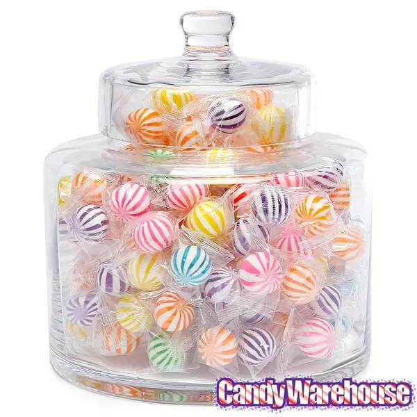 Glass Candy Jar with Lid - Optic: 8-Inch - Image 2