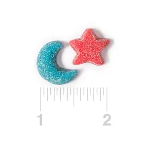 Glitter Sour Stars & Moons Gummy: 6.6LB Bag - Image 2
