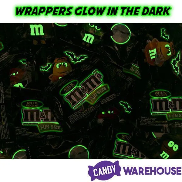 Glow in the Dark Halloween M&M's Candy Fun Size Packs: 15-Ounce Bag - Image 5